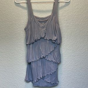 XS Gray Dress blouse